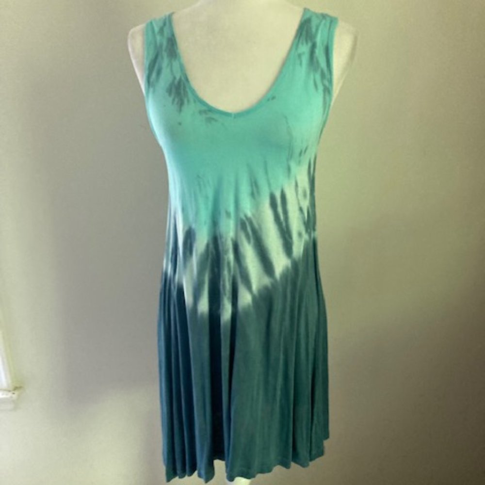 Sea Quest NEW blue and sea green dress or coverup, size small